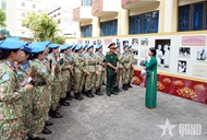 Parade troops visit and learn about national traditions in Ho Chi Minh City